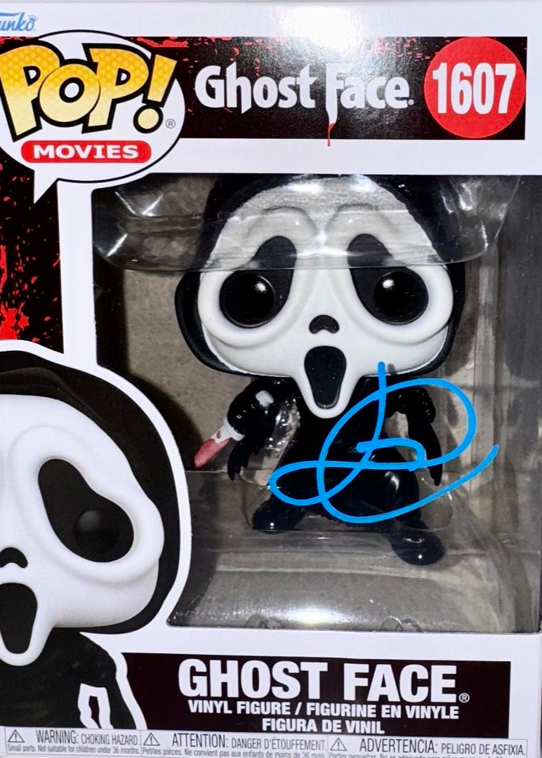 Jack Quaid Signed Funko Pop #1607 "Ghost Face" (Scream) - Beckett COA